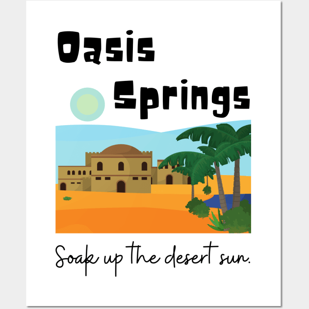 Oasis Springs Wall Art by Slightly Unhinged